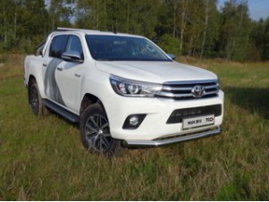 Защита переднего бампера 76 мм для Toyota Hilux № TOYHILUX15-03